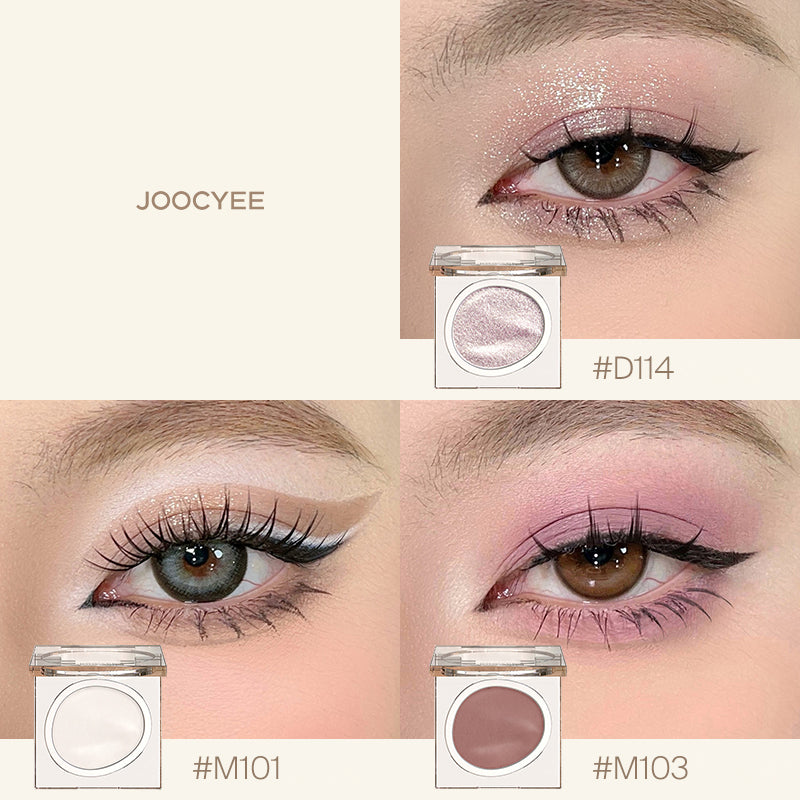 Joocyee Single Colour Matte Fine Glitter Pearlescent Pigmented Neon Sequins Eyeshadow Palette 酵色单色哑光细闪珠光霓虹亮片眼影盘