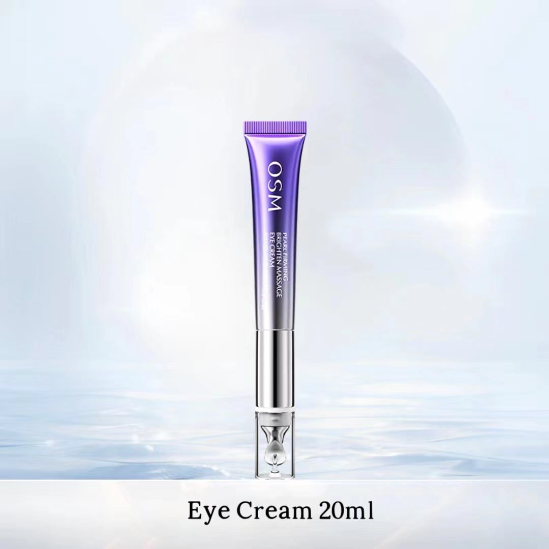 OSM Pearl Firming Brighten Massage Eye Cream 20ml 欧诗漫珍珠御纹晴采按摩眼霜