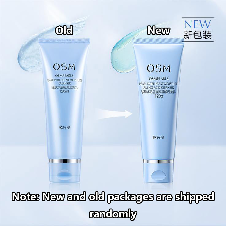 OSM Pearl Intelligent Moisture Cleanser 120g 欧诗漫珍珠水活智润氨基酸洁面乳