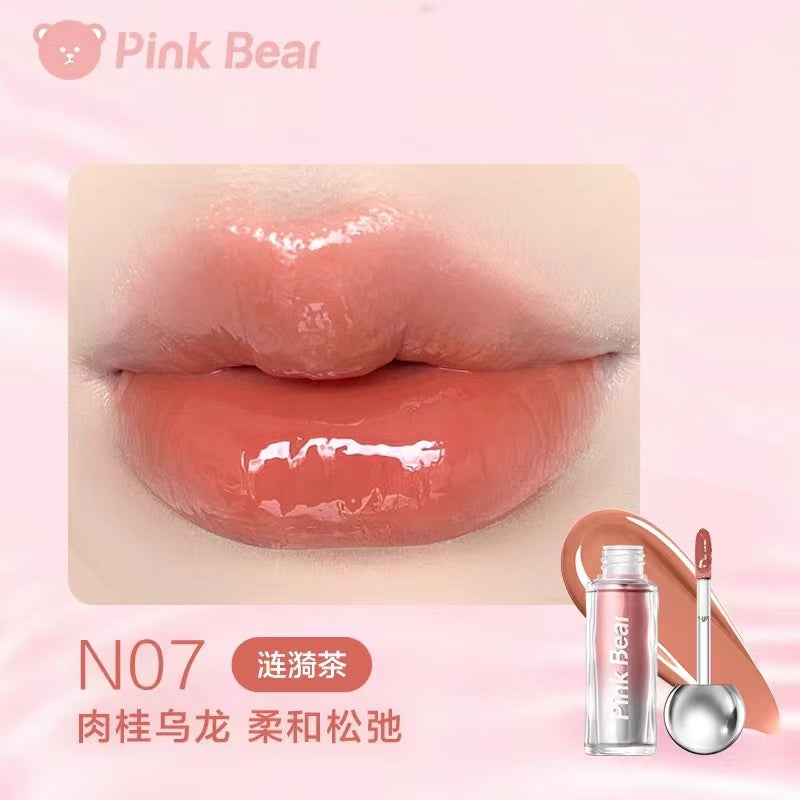 Pink Bear Colored Lip Gloss 2g 皮可熊有色唇蜜