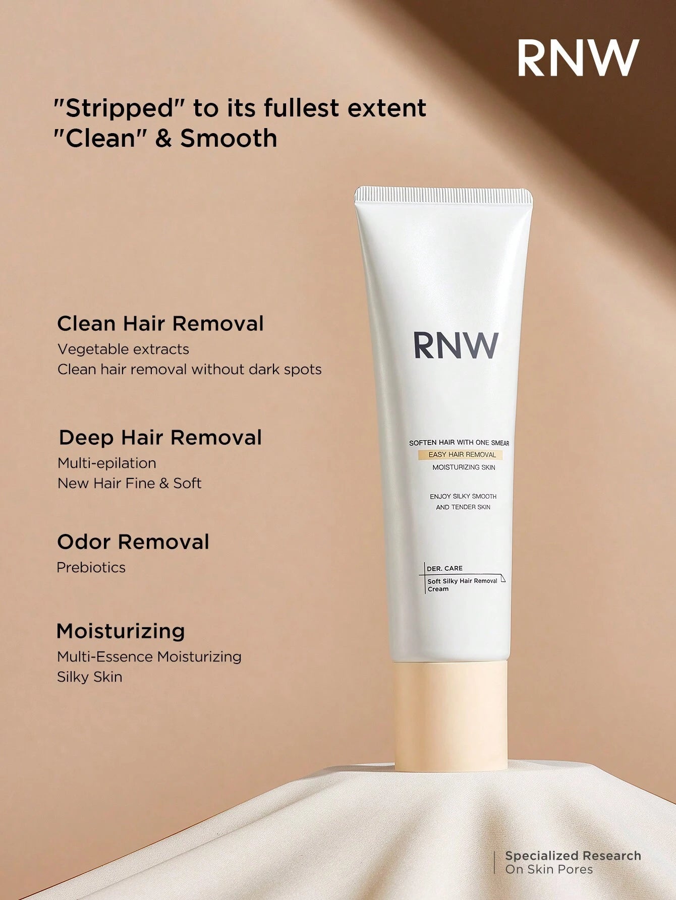 RNW Soft Silky Hair Removal Cream 120g 如薇丝滑柔软脱毛膏