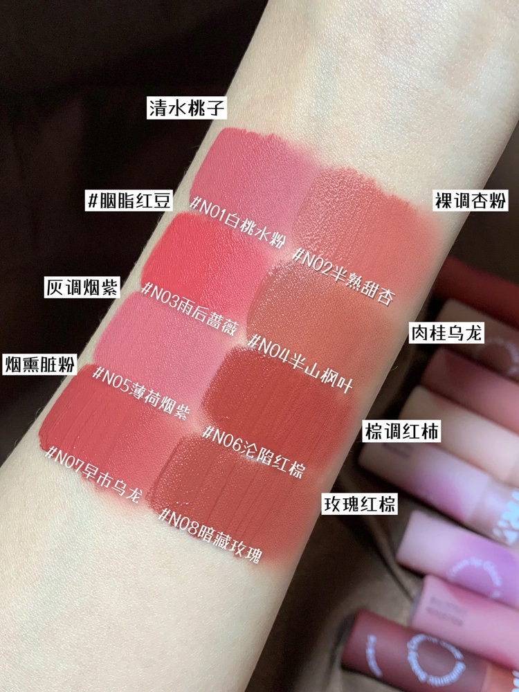 ROMANTIC BEAUTY Creamy Lip Glaze 3g 罗小曼奶霜唇釉