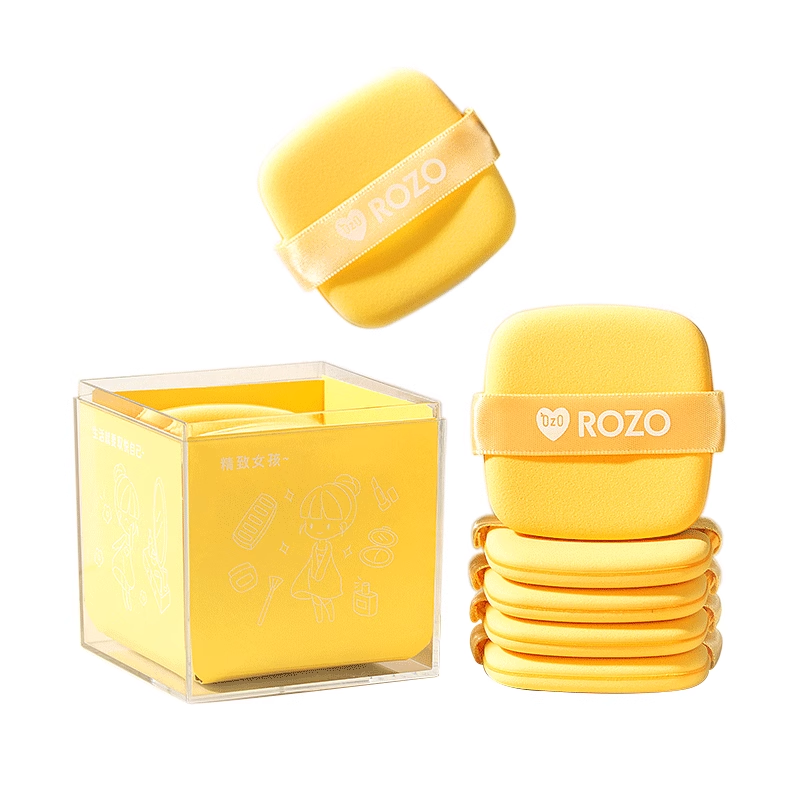 Tiktok/Douyin Hot ROZO Ultimate Jelly Foundation Sponge Puff【Tiktok抖音爆款】ROZO黄油果冻气垫粉扑