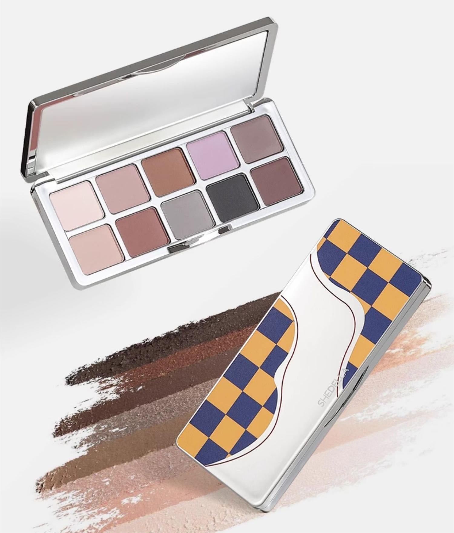 SHEDELLA Checkerboard Series Ten Colors Eyeshadow Palette 10g 诗蒂娅棋盘格十色眼影