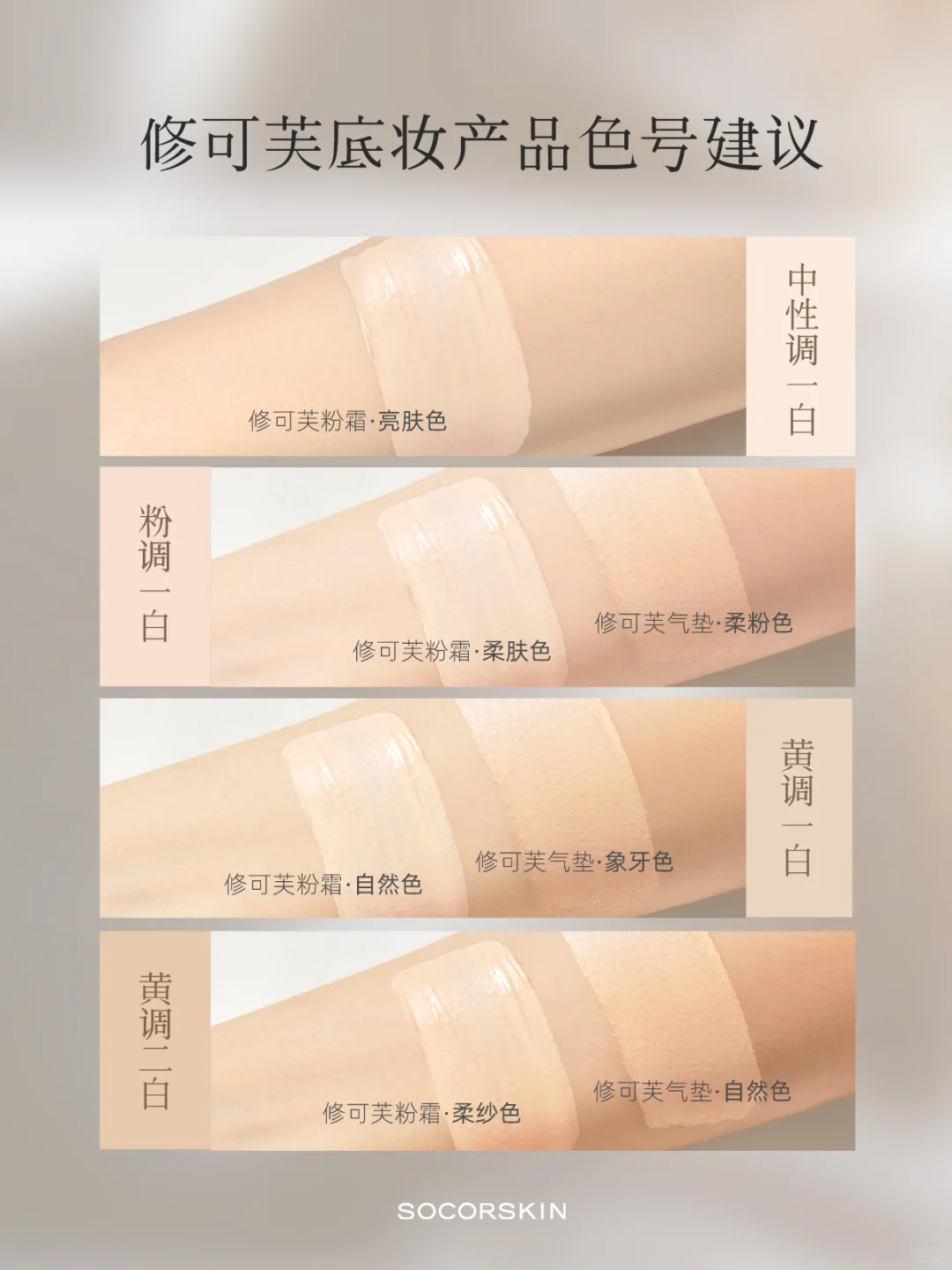 Tiktok/Douyin Hot SOCORSKIN Cloud Liquid Foundation 30ml 【Tiktok抖音爆款】修可芙云雾粉底液