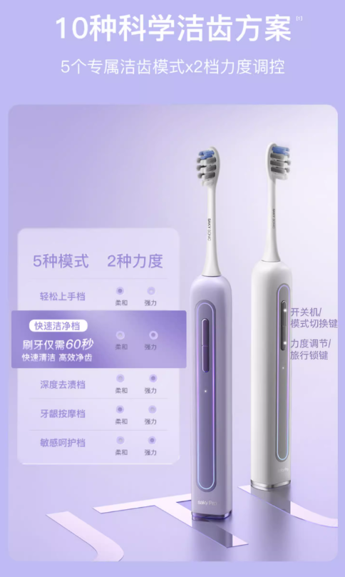 Saky GT-2 Orbital Sonic Electric Toothbrush 舒客GT-2星环声波电动牙刷