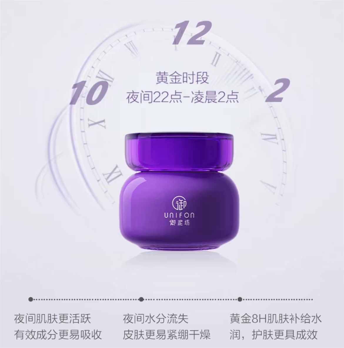 UNIFON Brightening Grape Seed Sleeping Mask 100ml 御泥坊亮颜葡萄籽睡眠面膜