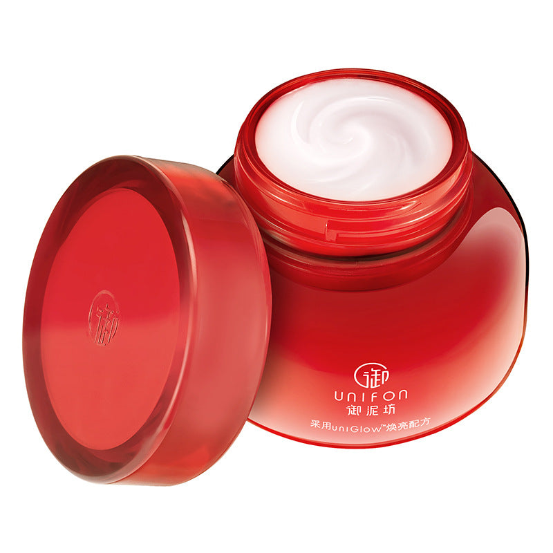 UNIFON Red Pomegranate Brighten Hydrating Face Cream 御泥坊晶亮红石榴脸霜 50g