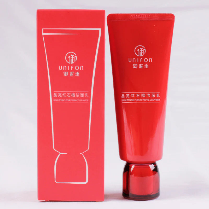 UNIFON  Red Pomegranate Brighten Mild Facial Cleanser 御泥坊晶亮红石榴洁面乳 100g