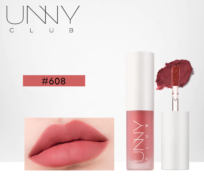 UNNY CLUB Silky Velvet Matte Lip Mud 3g 悠宜唇泥丝绒哑光雾面茶艺妆口红