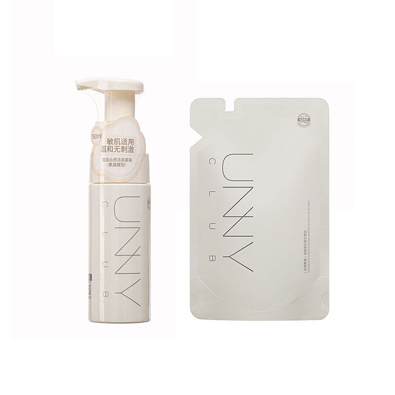 UNNY Cloud Amino Acid Cleansing Mousse 150ml 悠宜云感氨基酸洁面慕斯