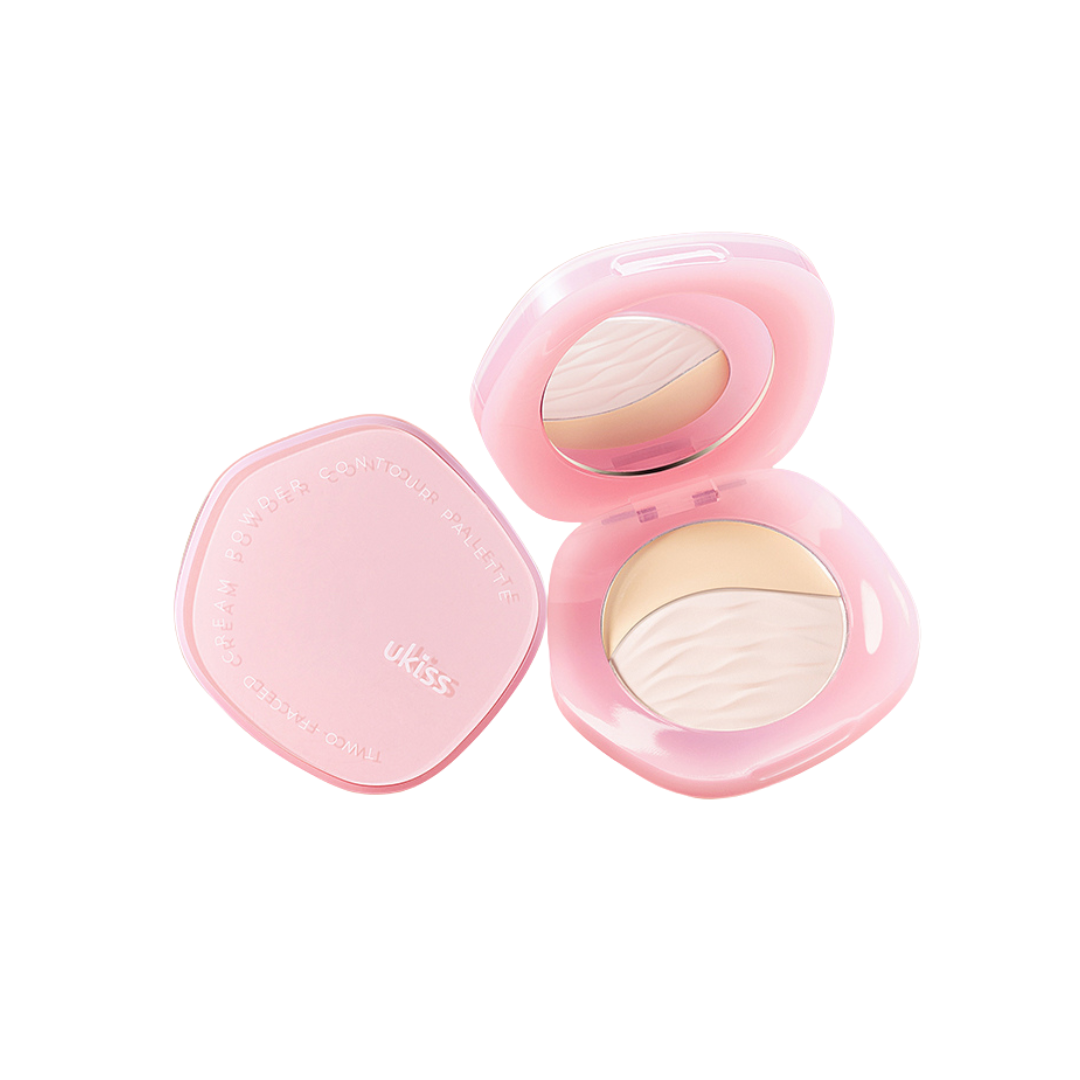 Ukiss Two-Faced Cream Powder Contour Palette 4.6g 悠珂思两面派膏粉双拼修容盘