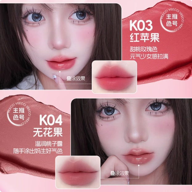 VEECCI Light Hold Multi-Purpose Raincoat Lipstick 3.9g 唯资轻盈持色多效雨衣口红