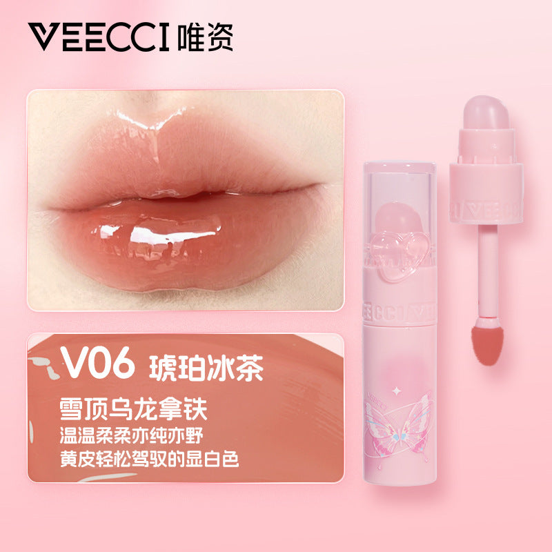 Veecci Clear Boo Boo Lip Glaze 2g 唯资清透啵啵唇釉