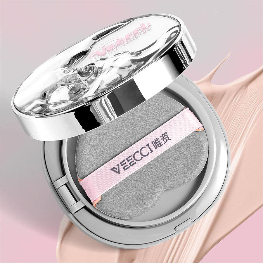 Veecci Essence Lock Makeup Mesh Air Cushion Cream 10g/4.5g 唯资精华锁妆网纱气垫霜