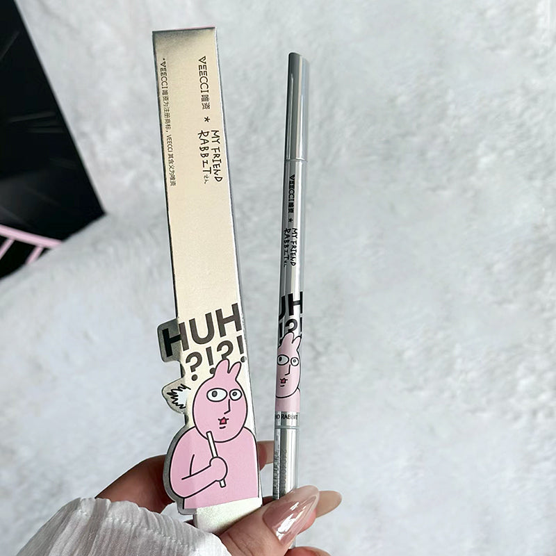 Veecci × My Friend Rabbit Double-Ended Multi-Purpose Eyebrow Pencil 0.3ml+90mg 唯资粉红兔子联名双头多效眉笔