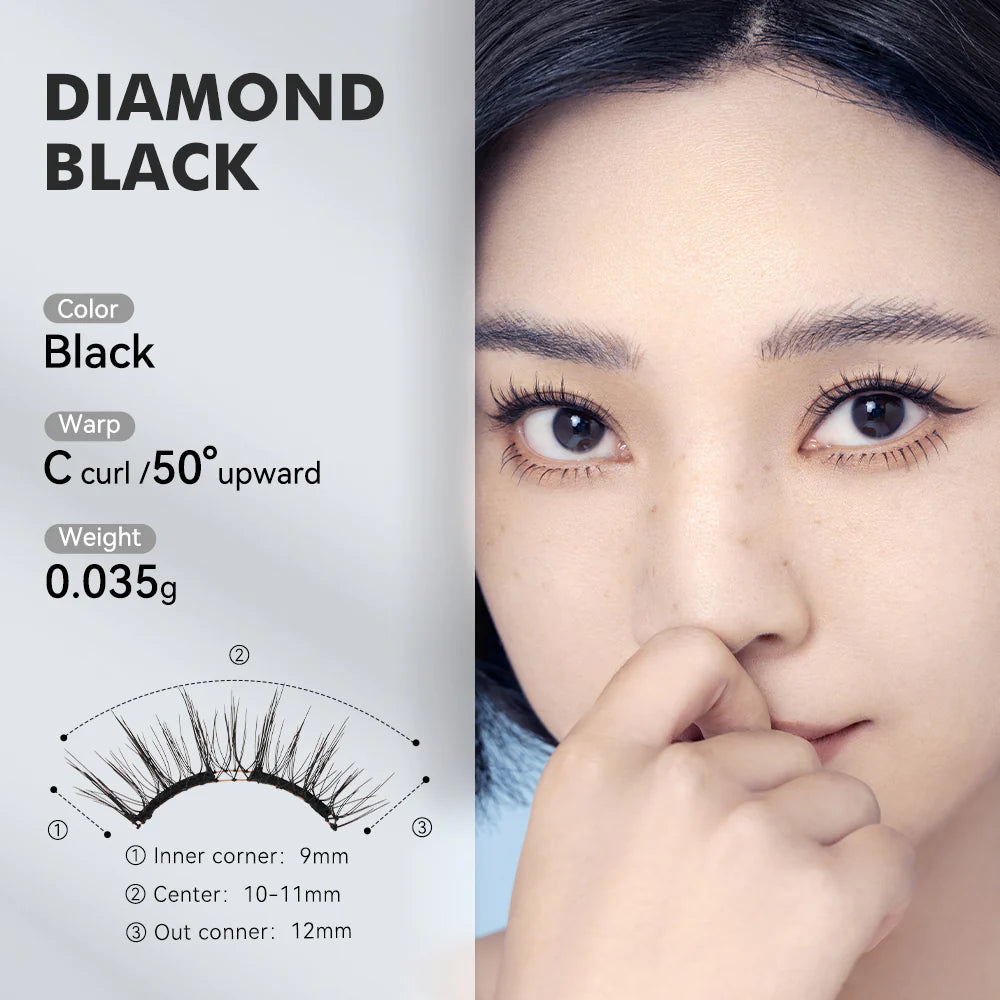 WOSADO Refined Makeup Style Magnetic False Eyelashes 悦瞳精妆款磁吸假睫毛