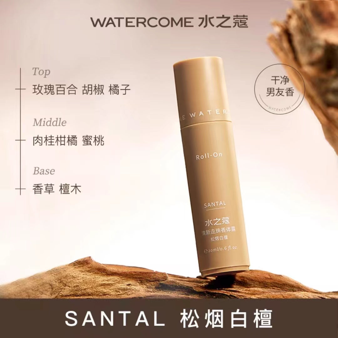 Watercome Moisturizing Refreshing Roll-on Antiperspirant Deodorant 20ml 水之蔻淡香止汗走珠香体露