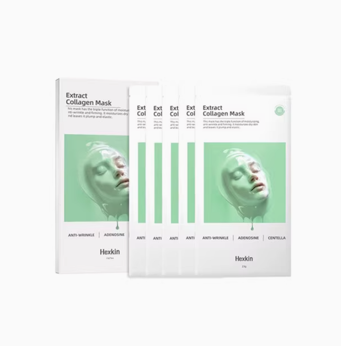 HEXKIN Collagen Mask 23g*10pcs 赫诗琴童颜胶原炮灌注面膜