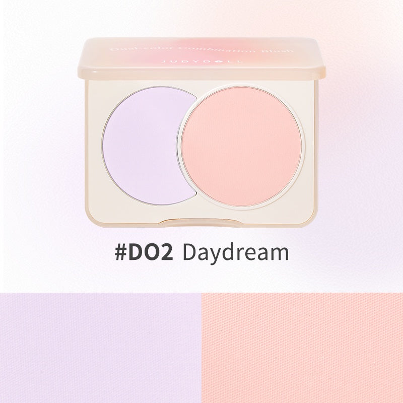 Judydoll Dual-color Combination Blush 橘朵双色腮红 6g