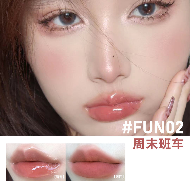 Leemember Double Your Fun Lip Glaze 荔萌放趣双头唇釉 4.4g