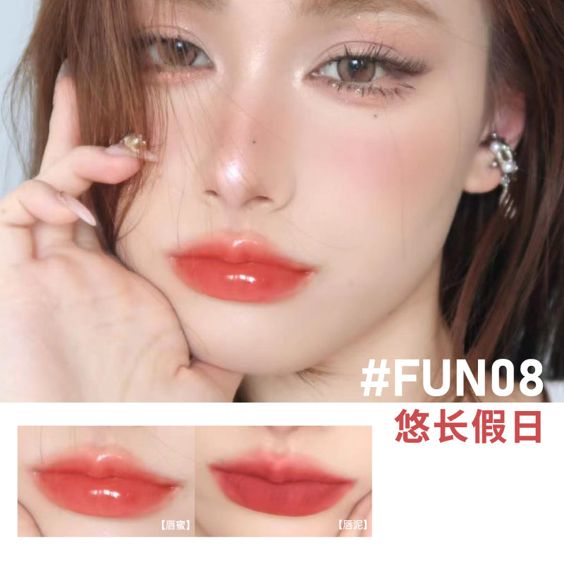 Leemember Double Your Fun Lip Glaze 荔萌放趣双头唇釉 4.4g