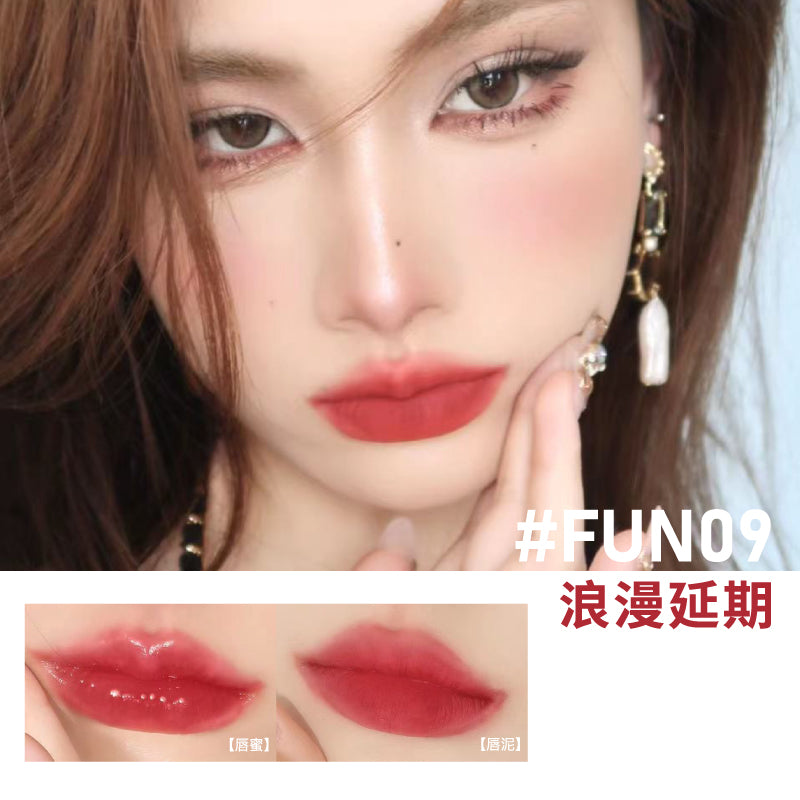 Leemember Double Your Fun Lip Glaze 荔萌放趣双头唇釉 4.4g